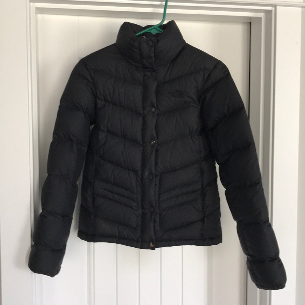 The North Face puffy jackets, size small